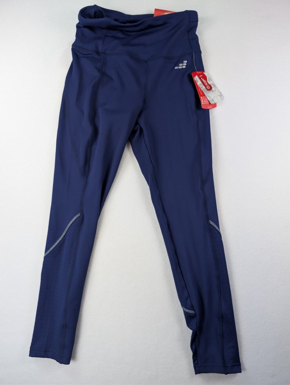 BCG Women’s Running Stash Pocket Leggings XS Medieval Blue NWT